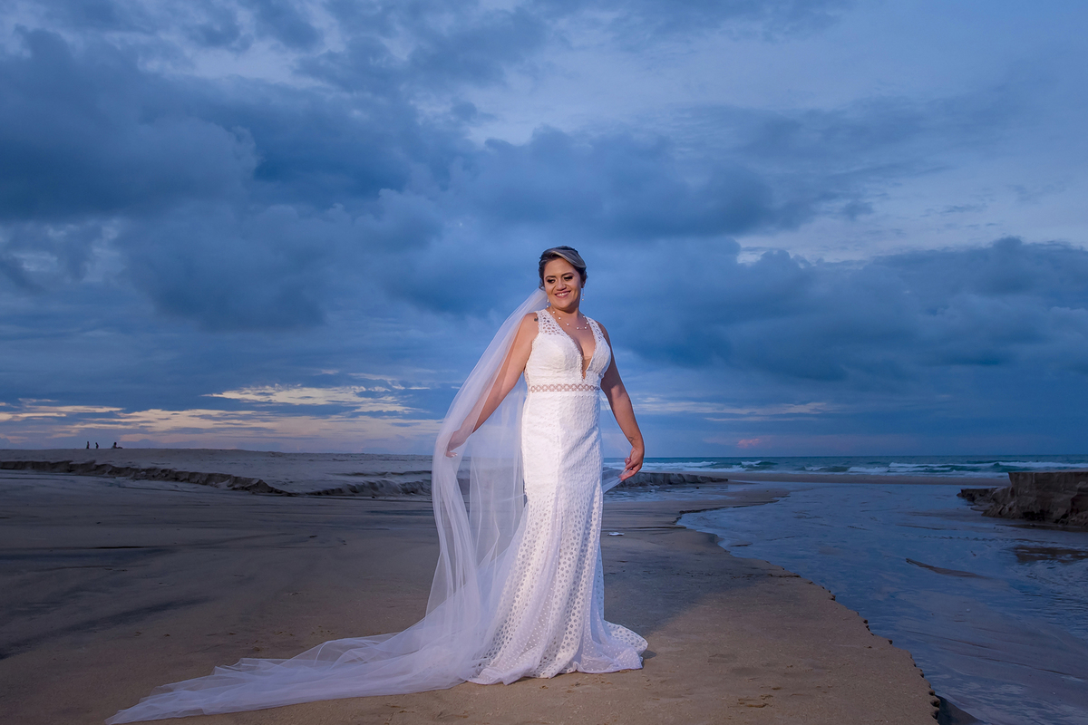 Sessão fotos de casamento na praia