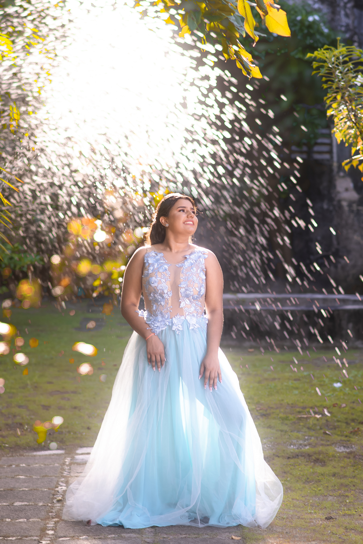 Ensaio debutante no Engenhoca parque