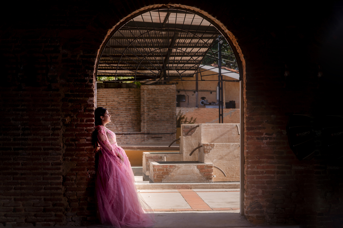 Ensaio debutante no Engenhoca parque