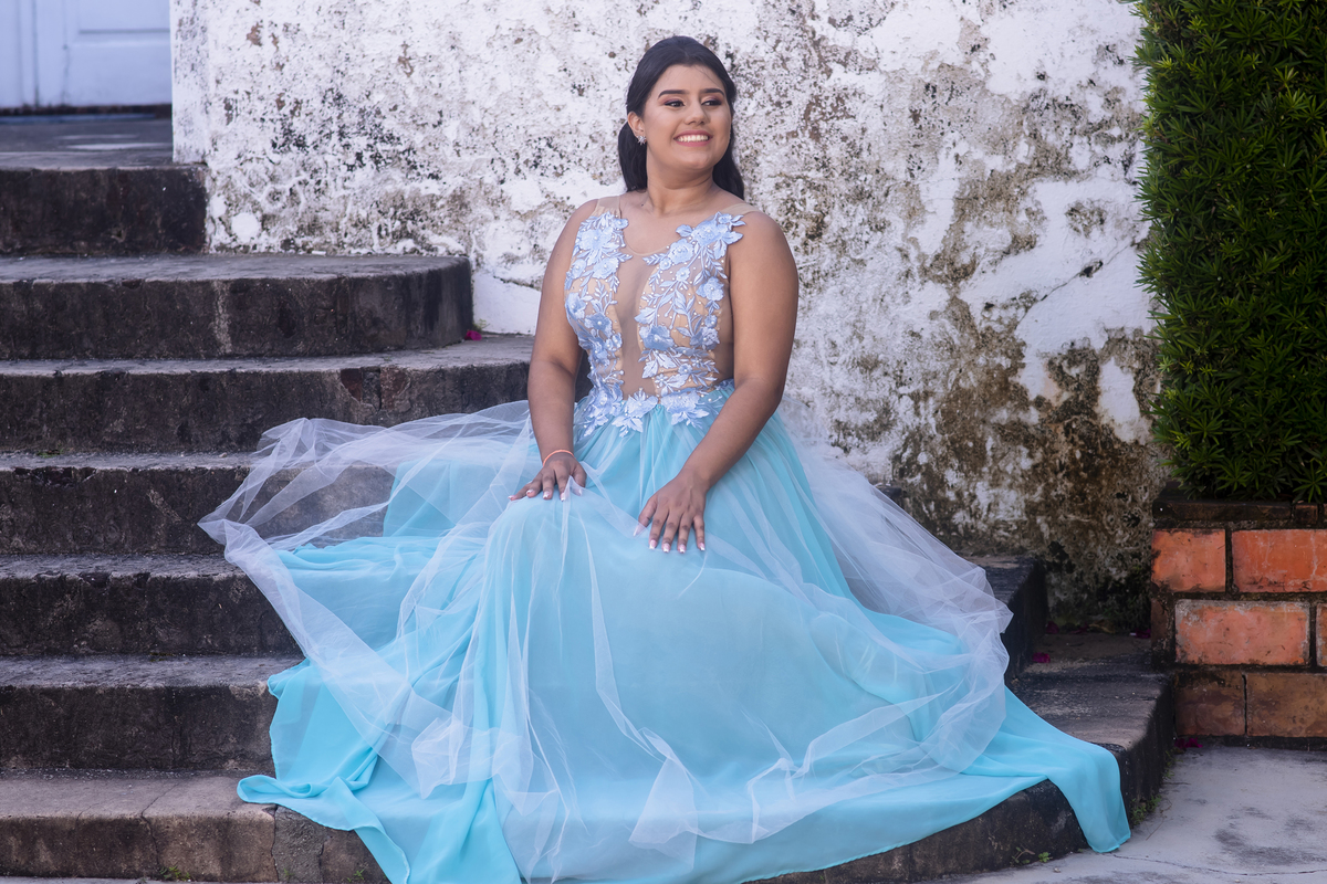 Ensaio debutante no Engenhoca parque