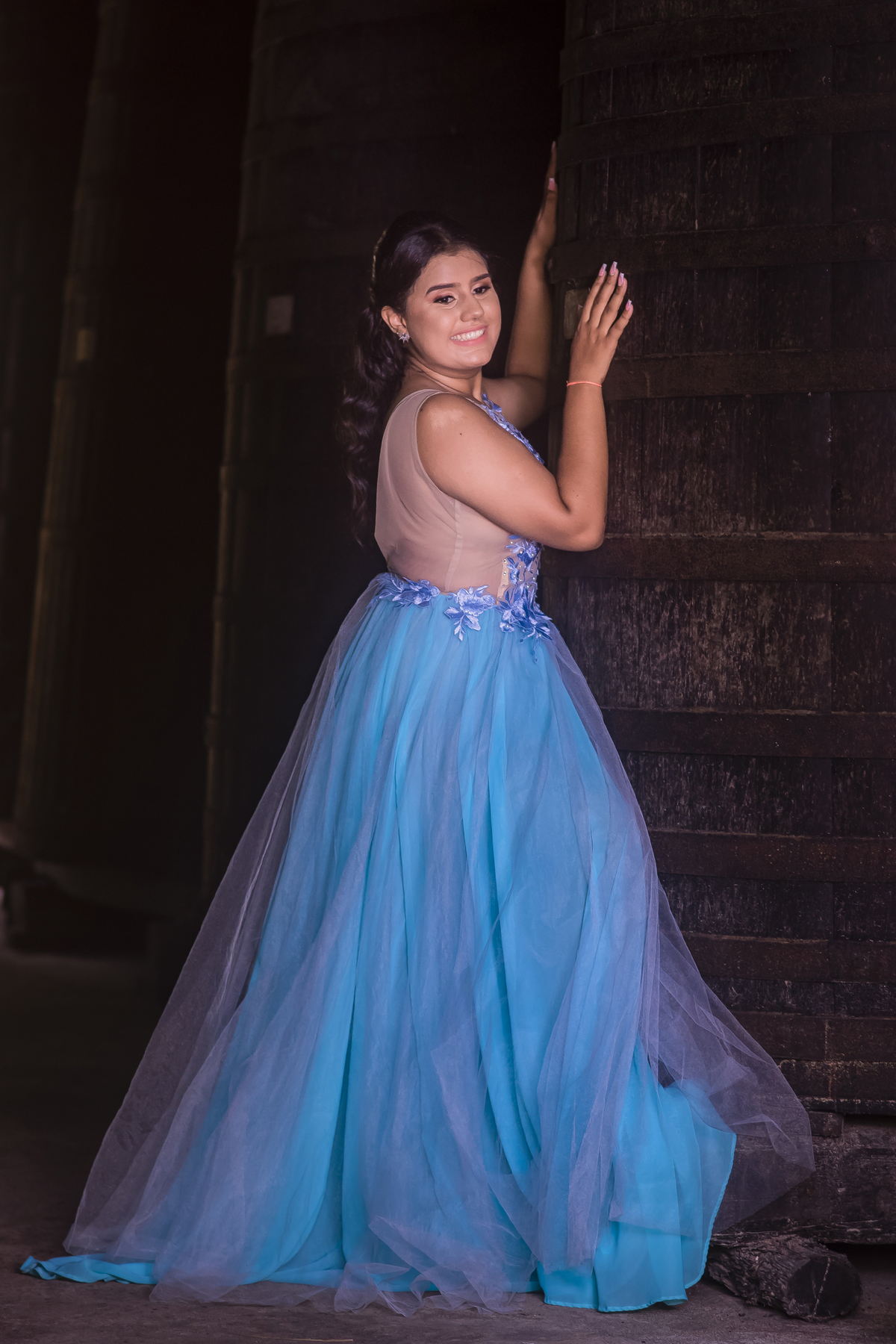 Ensaio debutante no Engenhoca parque