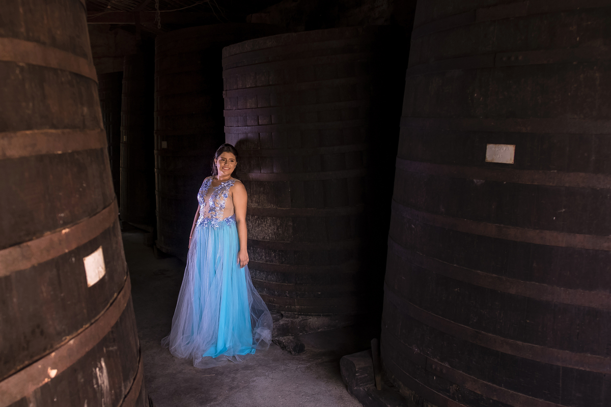 Ensaio debutante no Engenhoca parque