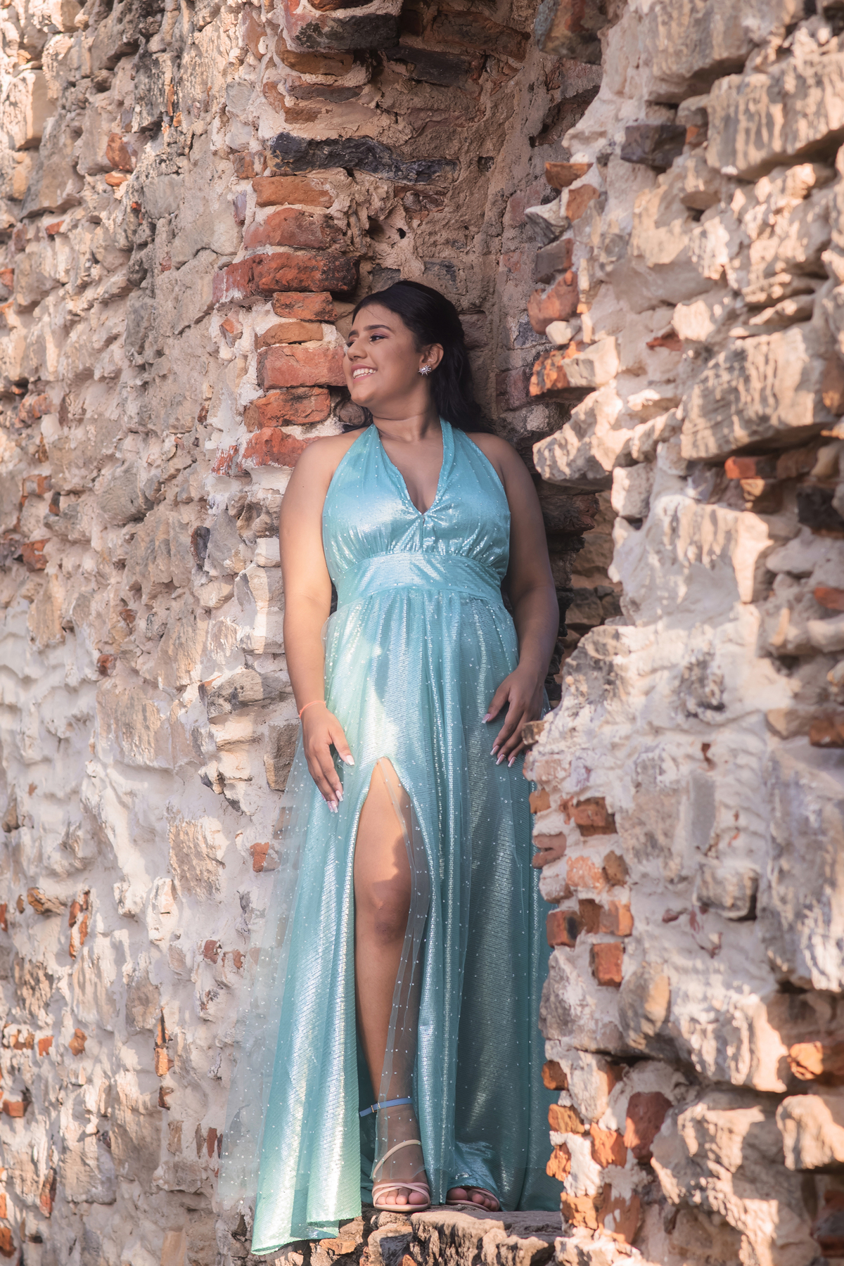 Ensaio debutante no Engenhoca parque