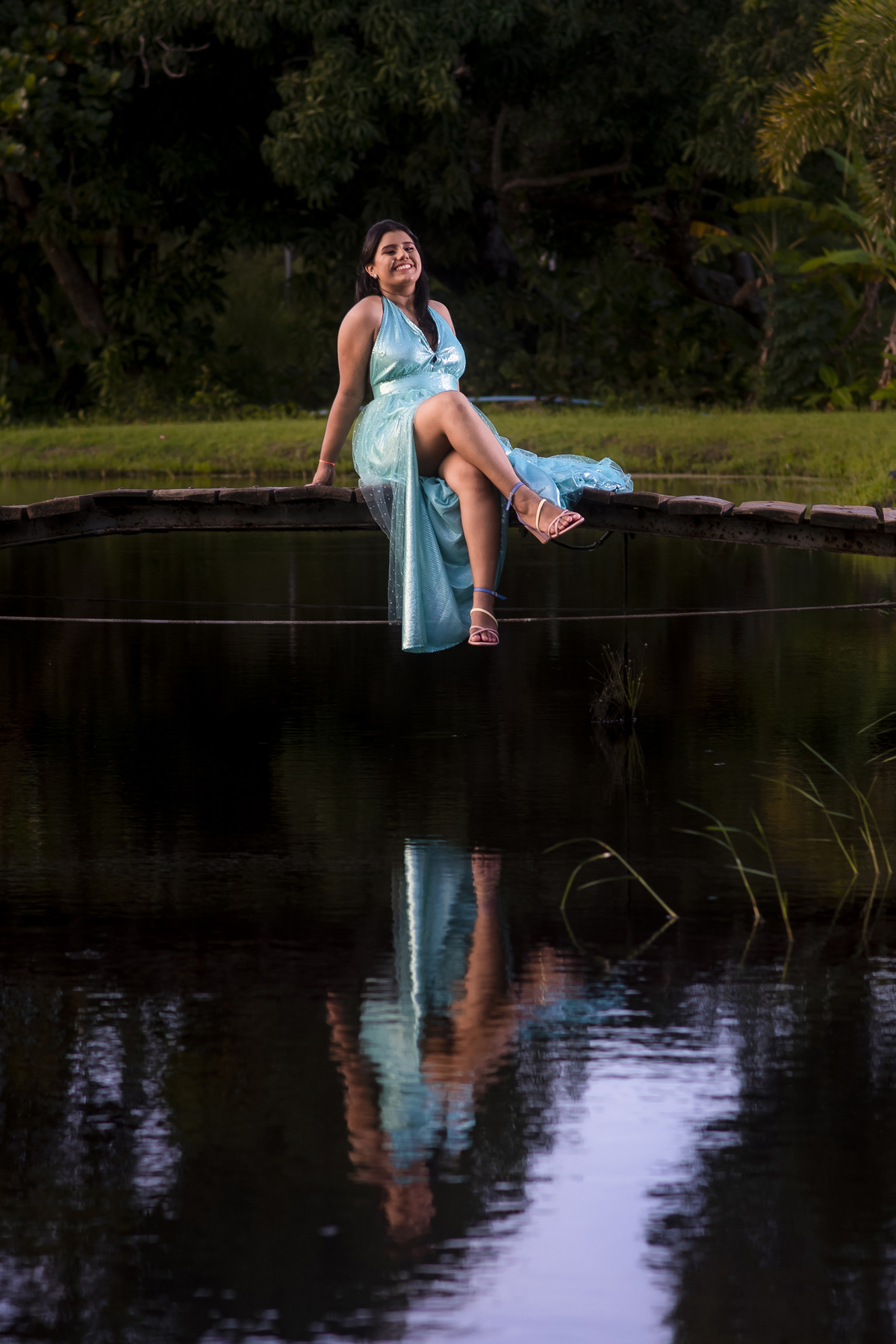 Ensaio debutante no Engenhoca parque