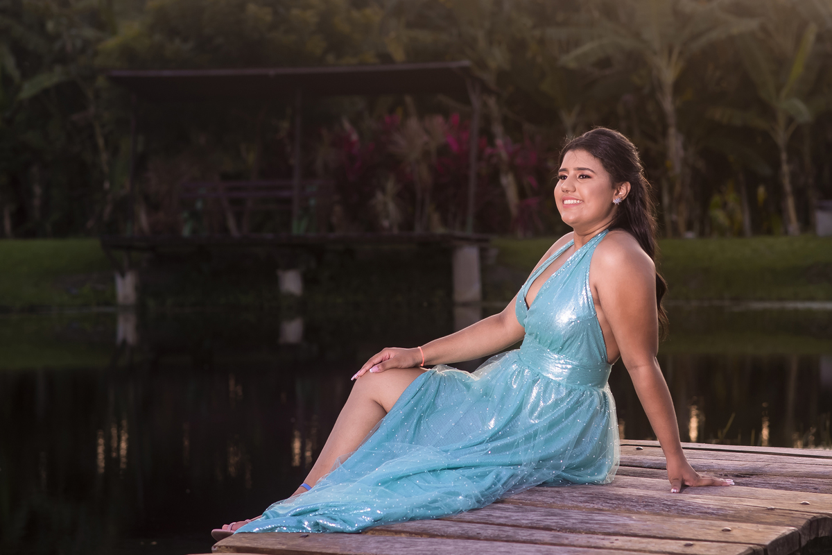 Ensaio fotográfico 15 anos no Engenhoca parque