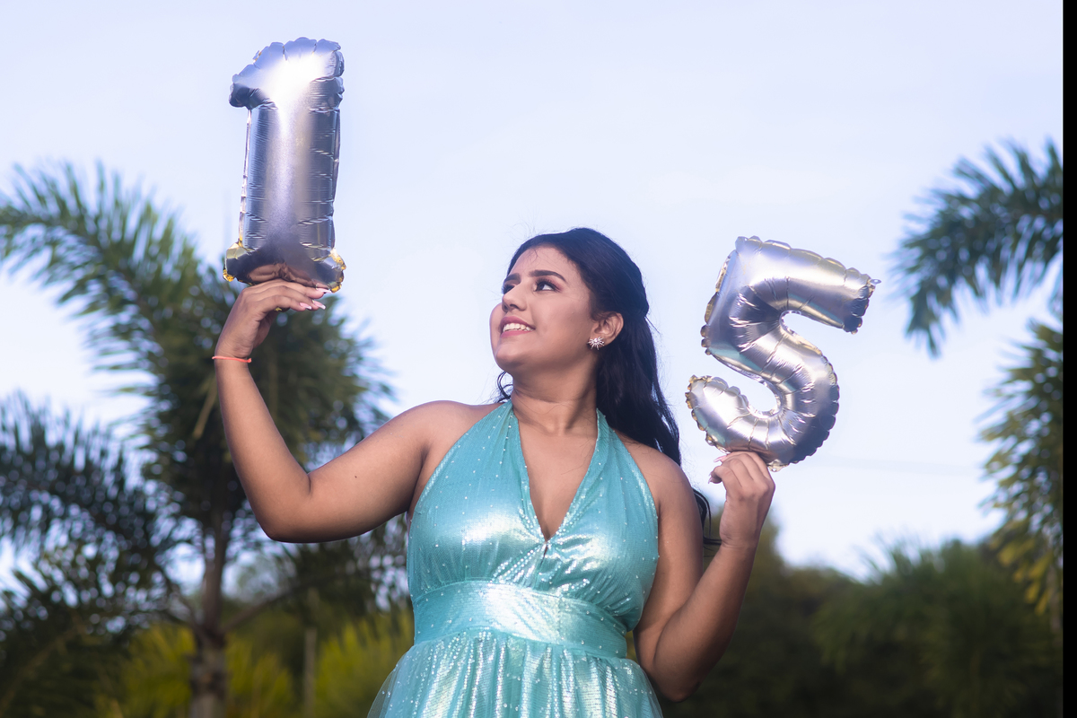 Ensaio fotográfico 15 anos no Engenhoca parque