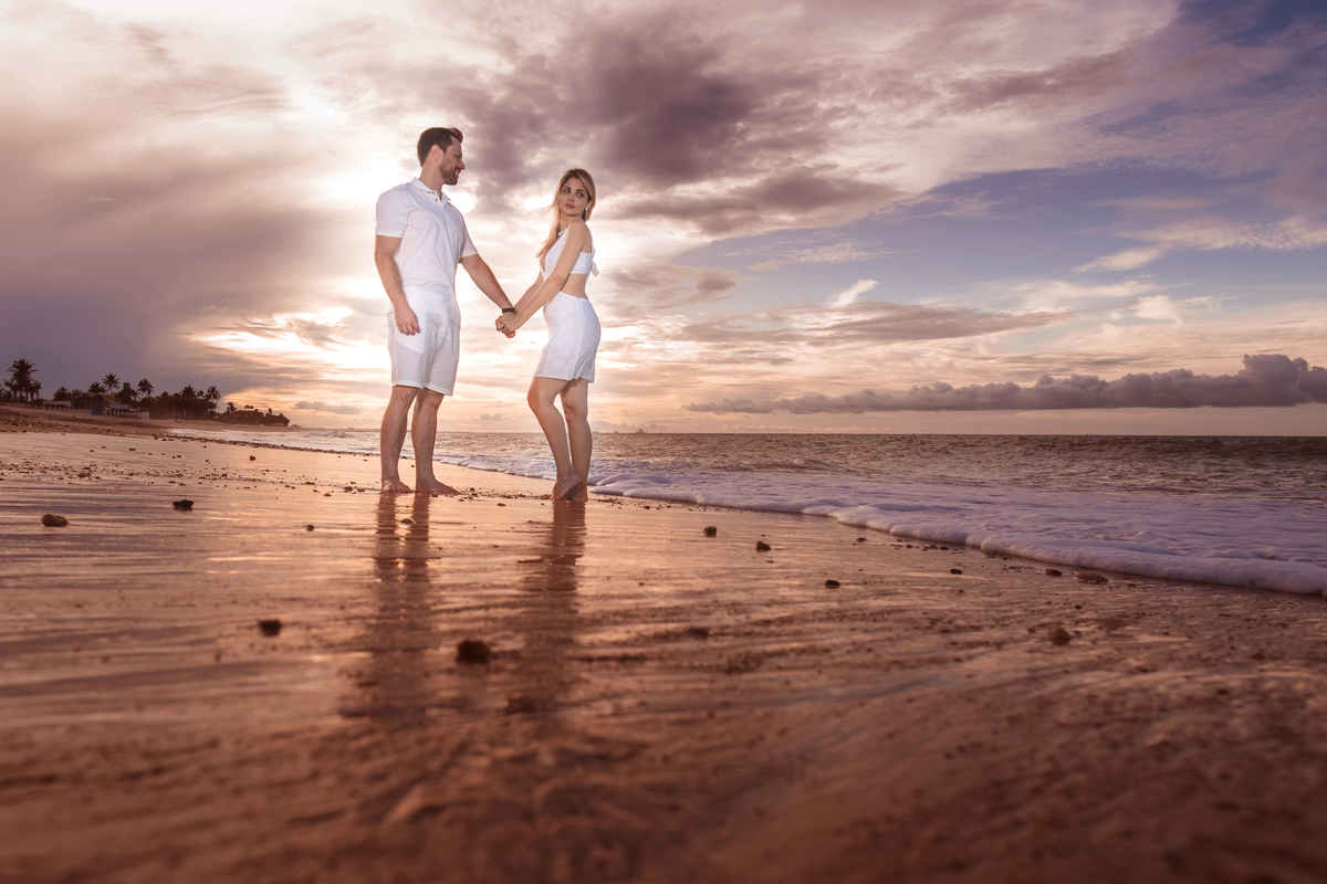 Ensaio casamento na praia do Cumbuco