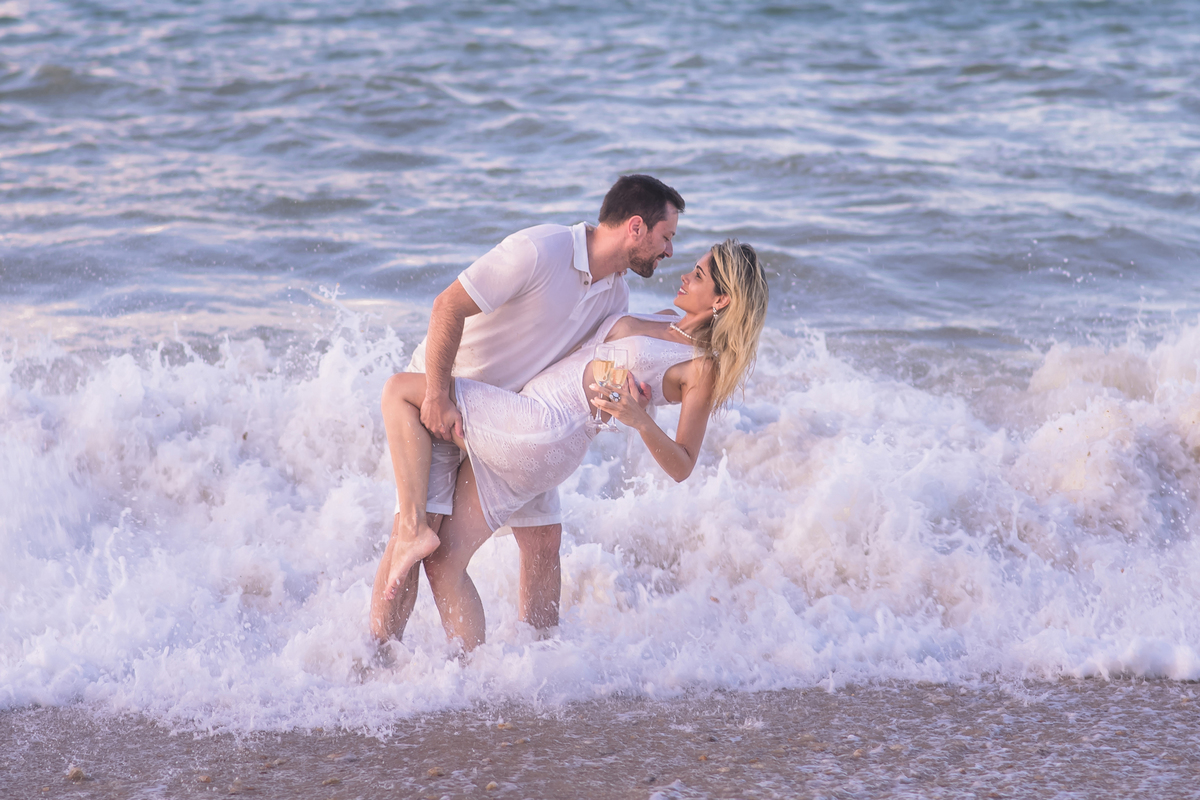 Ensaio casamento na praia do Cumbuco