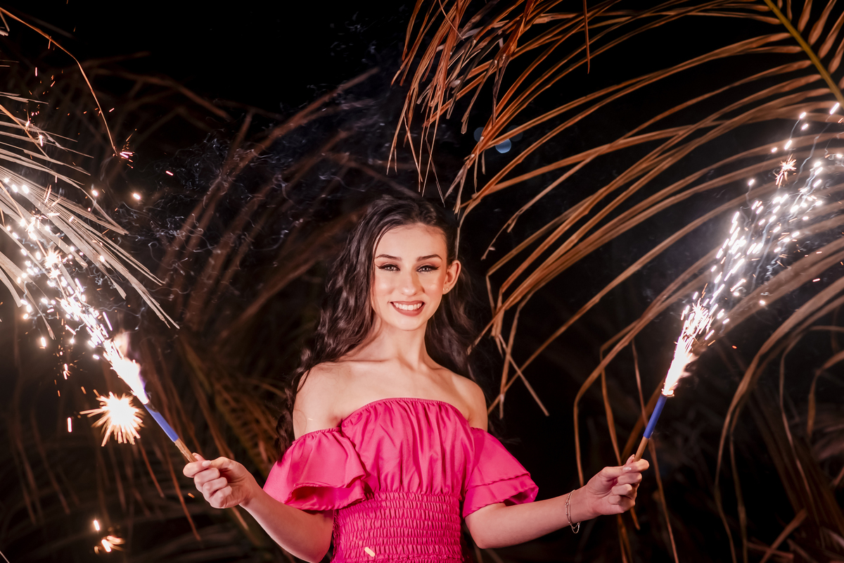 Ensaio fotográfico 15 anos na praia