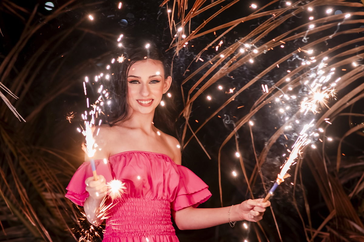 Ensaio fotográfico 15 anos na praia