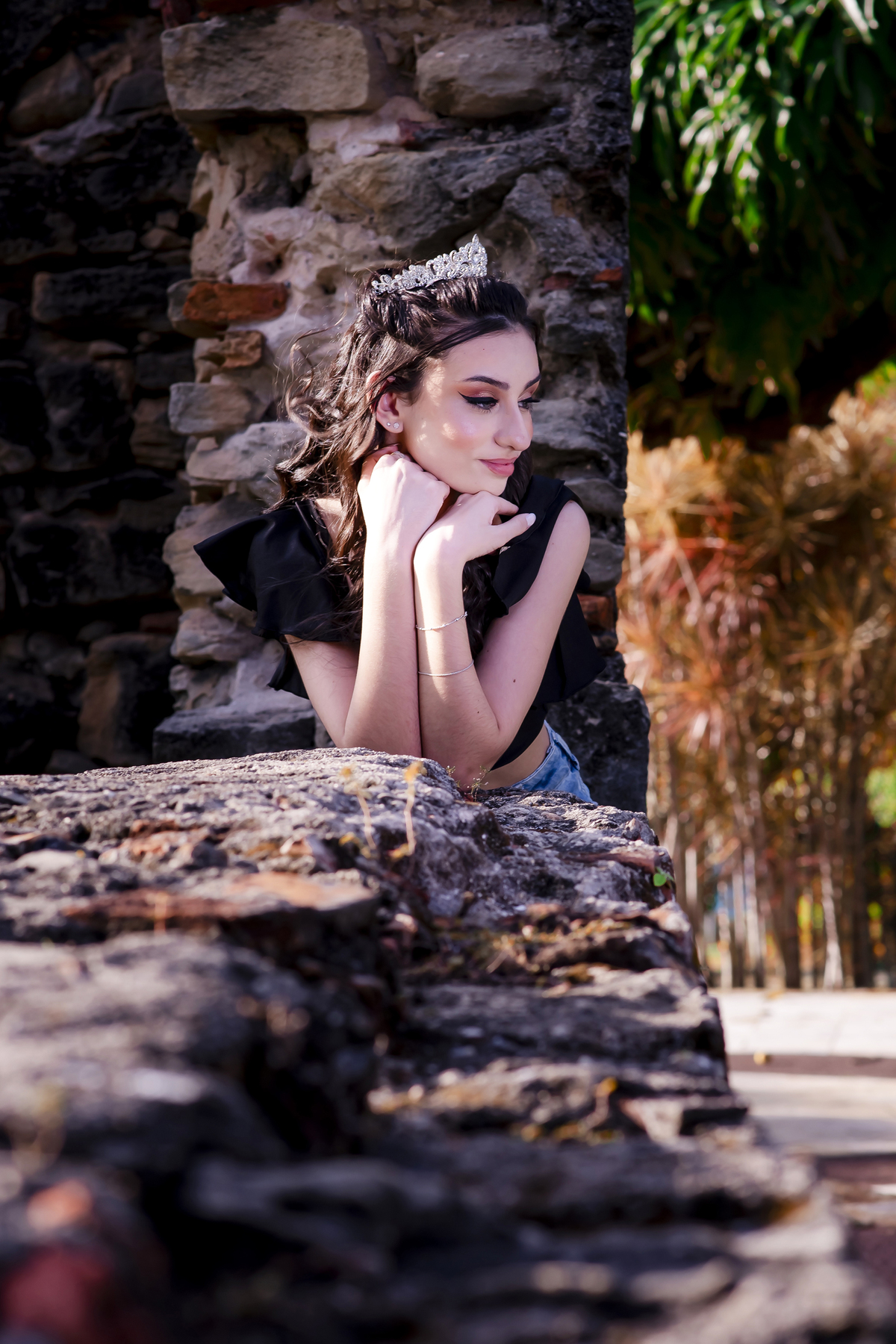 Ensaio fotográfico debutante no parque Engenhoca