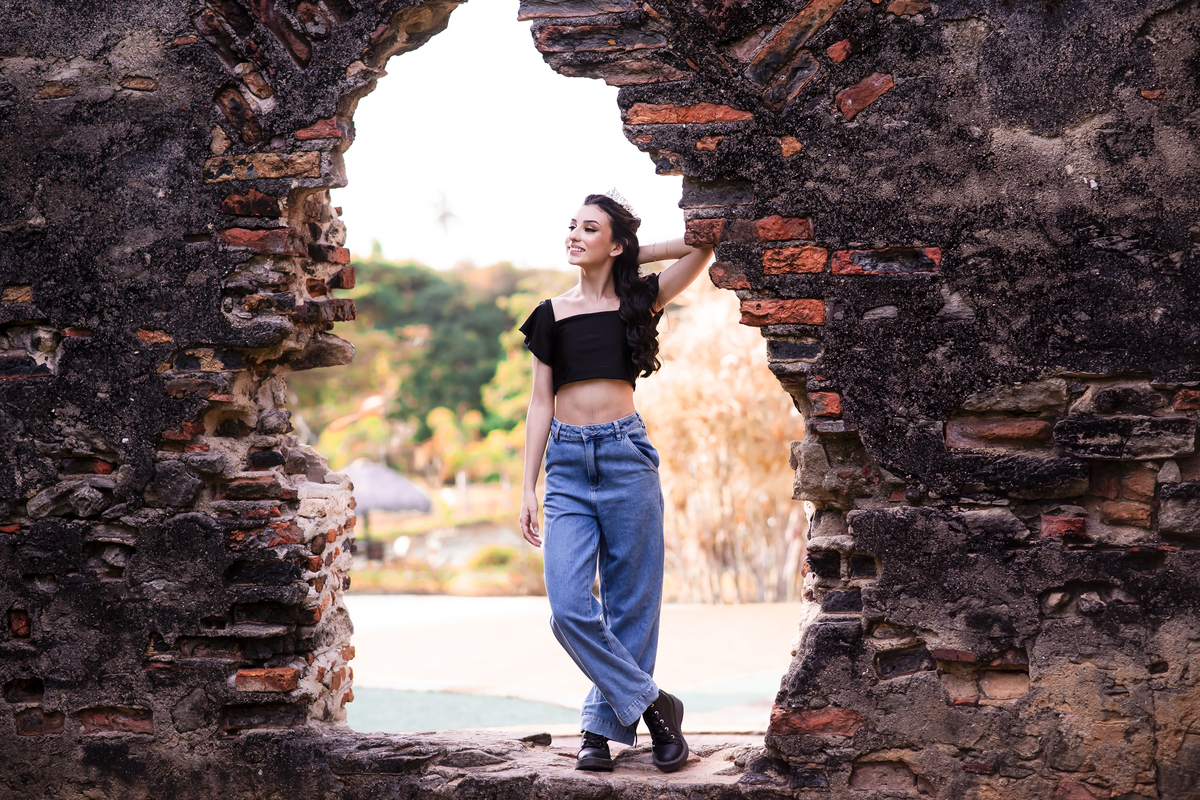 Ensaio fotográfico 15 anos no parque engenhoca