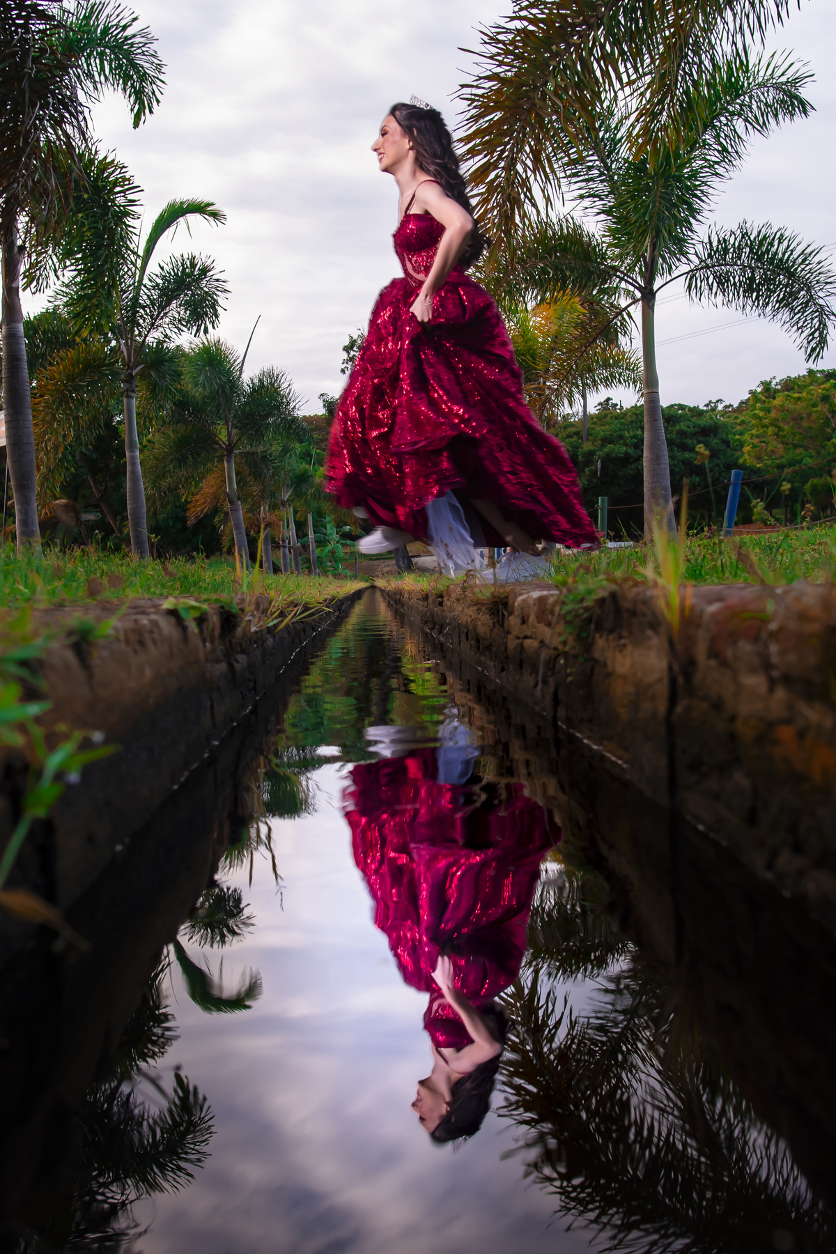 Ensaio fotográfico debutante no parque Engenhoca