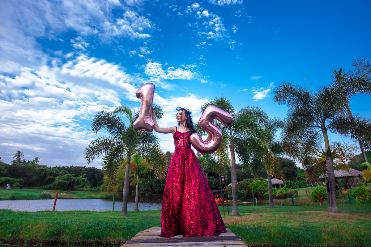 Ensaio fotográfico 15 anos no parque engenhoca