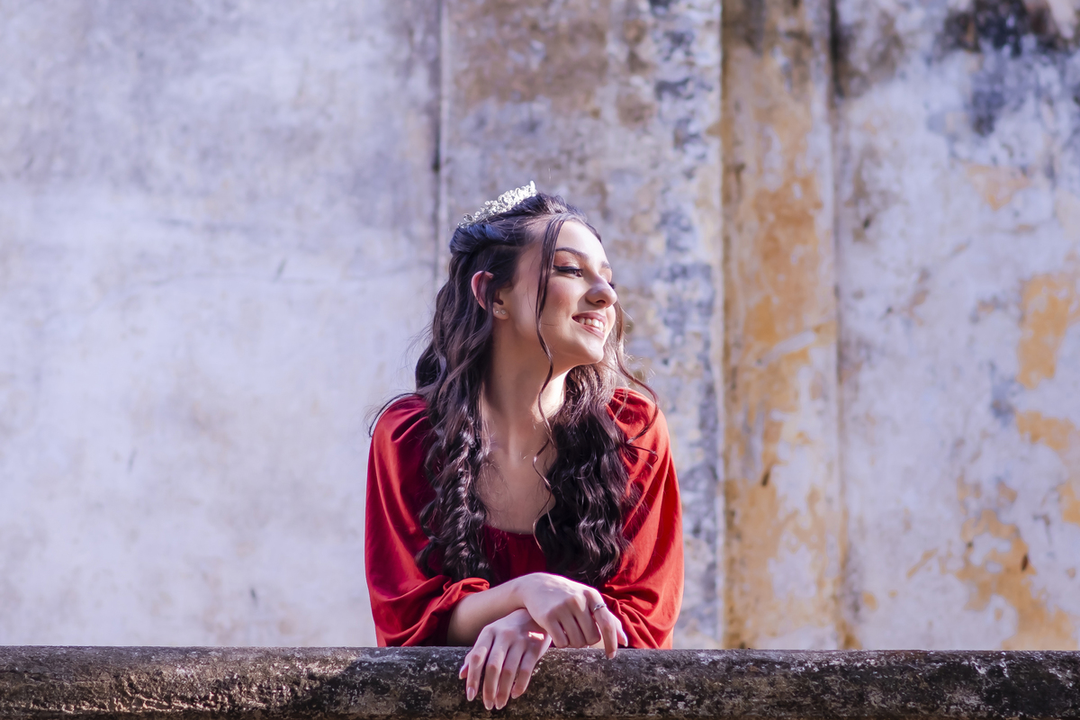 Ensaio fotográfico debutante no parque Engenhoca