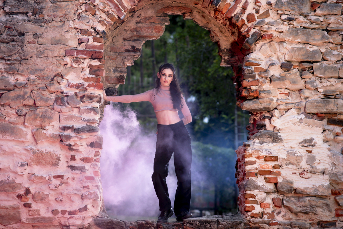 Ensaio fotográfico debutante no parque Engenhoca