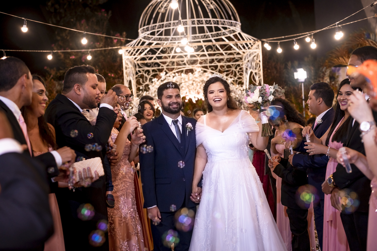 Cerimônia de casamento ao ar livre