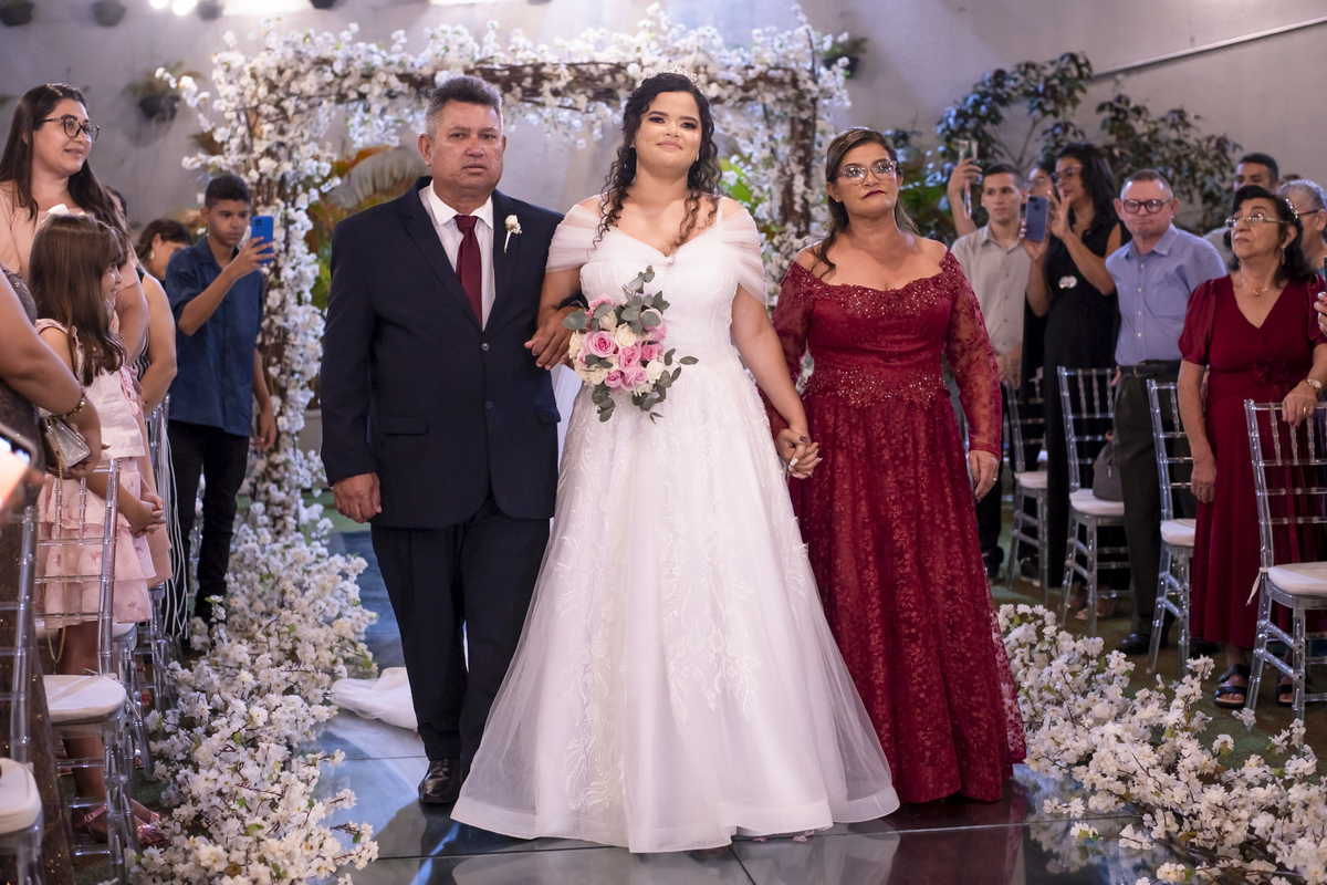 Cerimônia de casamento ao ar livre
