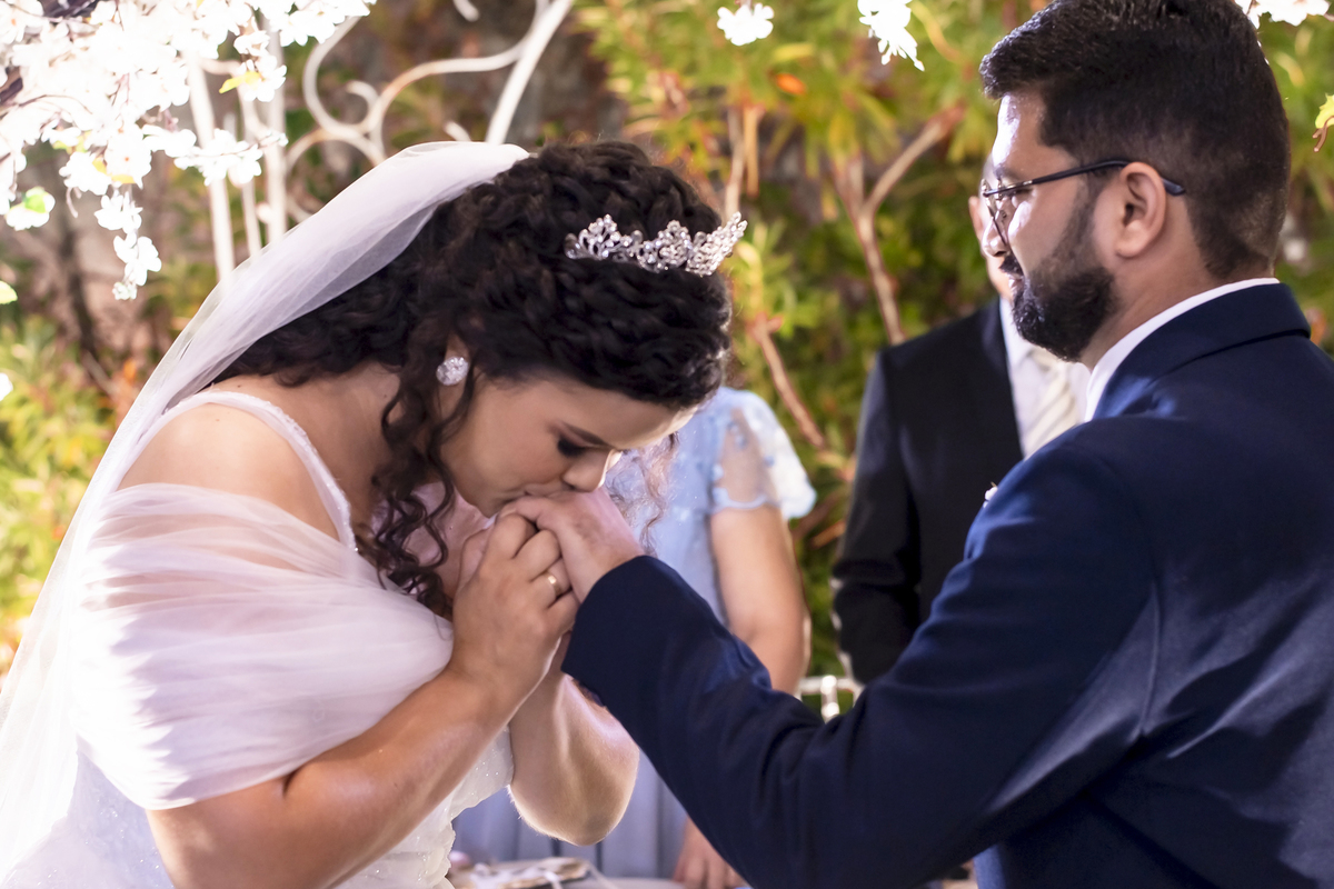 Cerimônia de casamento ao ar livre