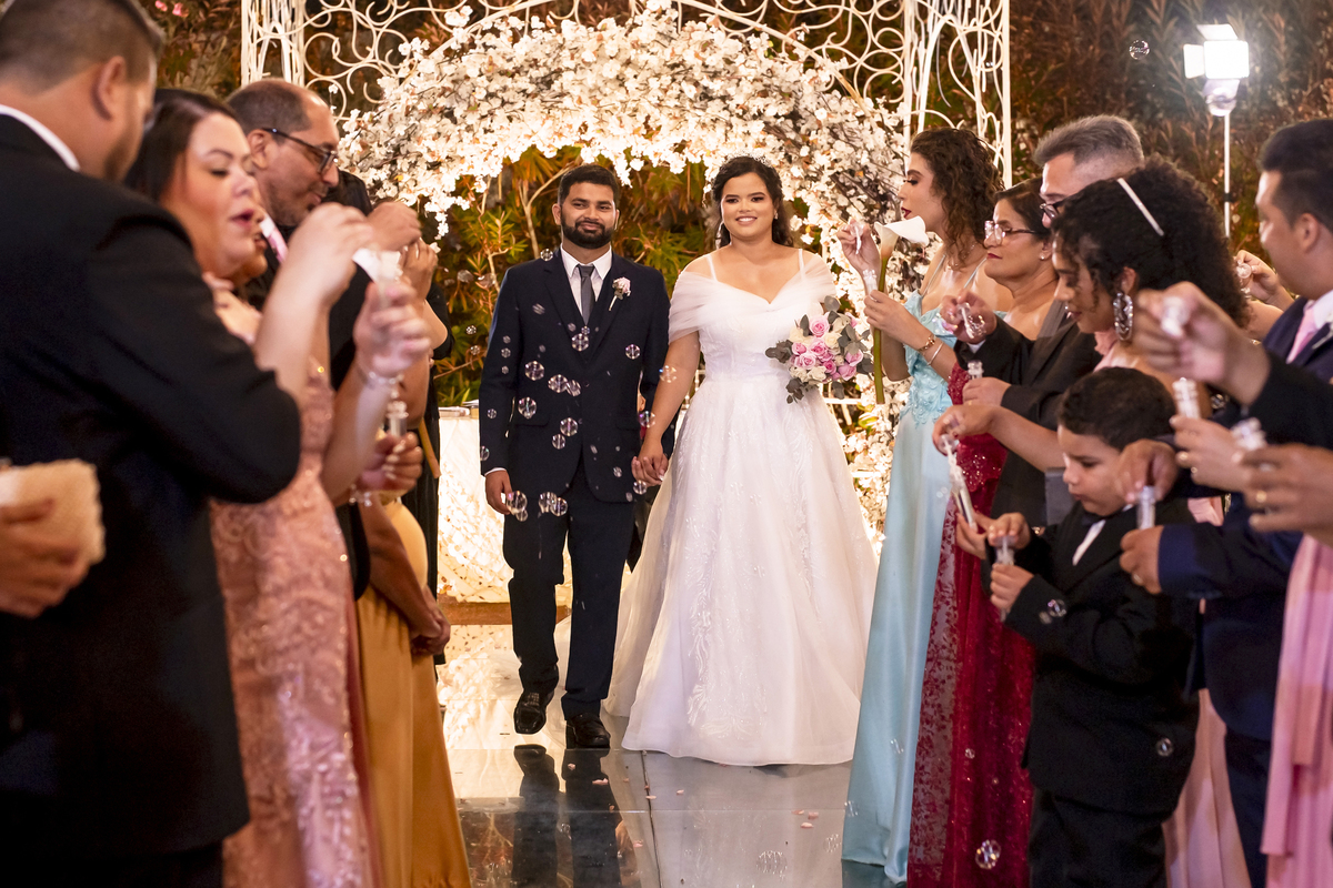 Cerimônia de casamento ao ar livre