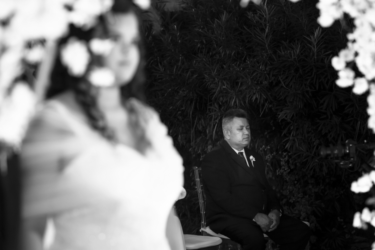 Cerimônia de casamento ao ar livre