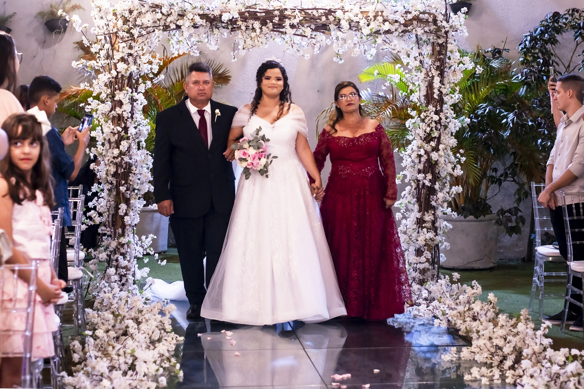 Cerimônia de casamento ao ar livre