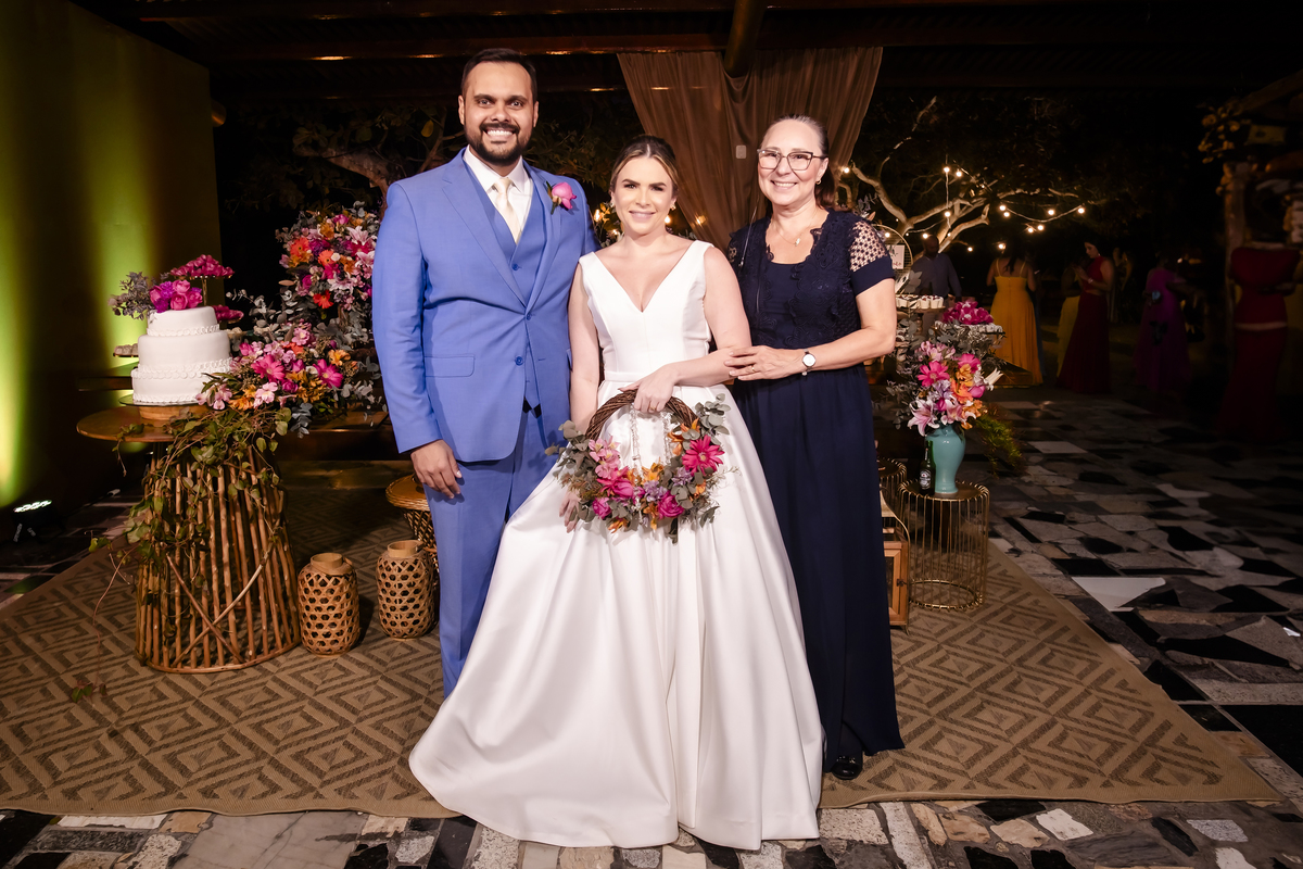 Casamento rustico ao ar livre em Fortaleza