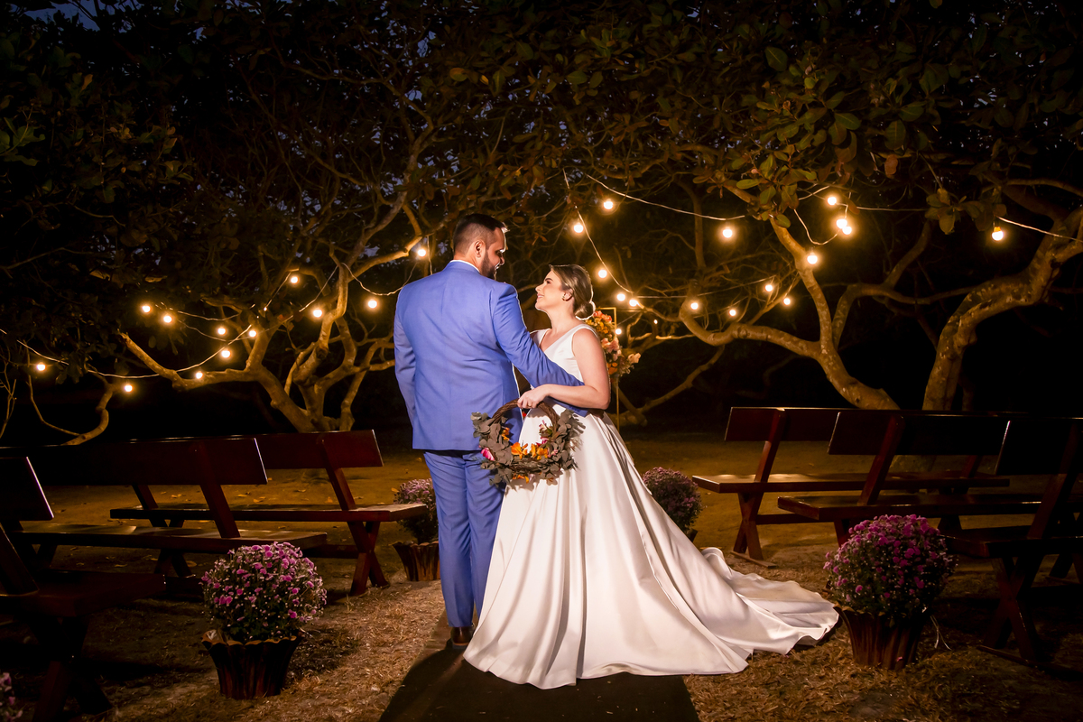 Casamento rustico ao ar livre em Fortaleza