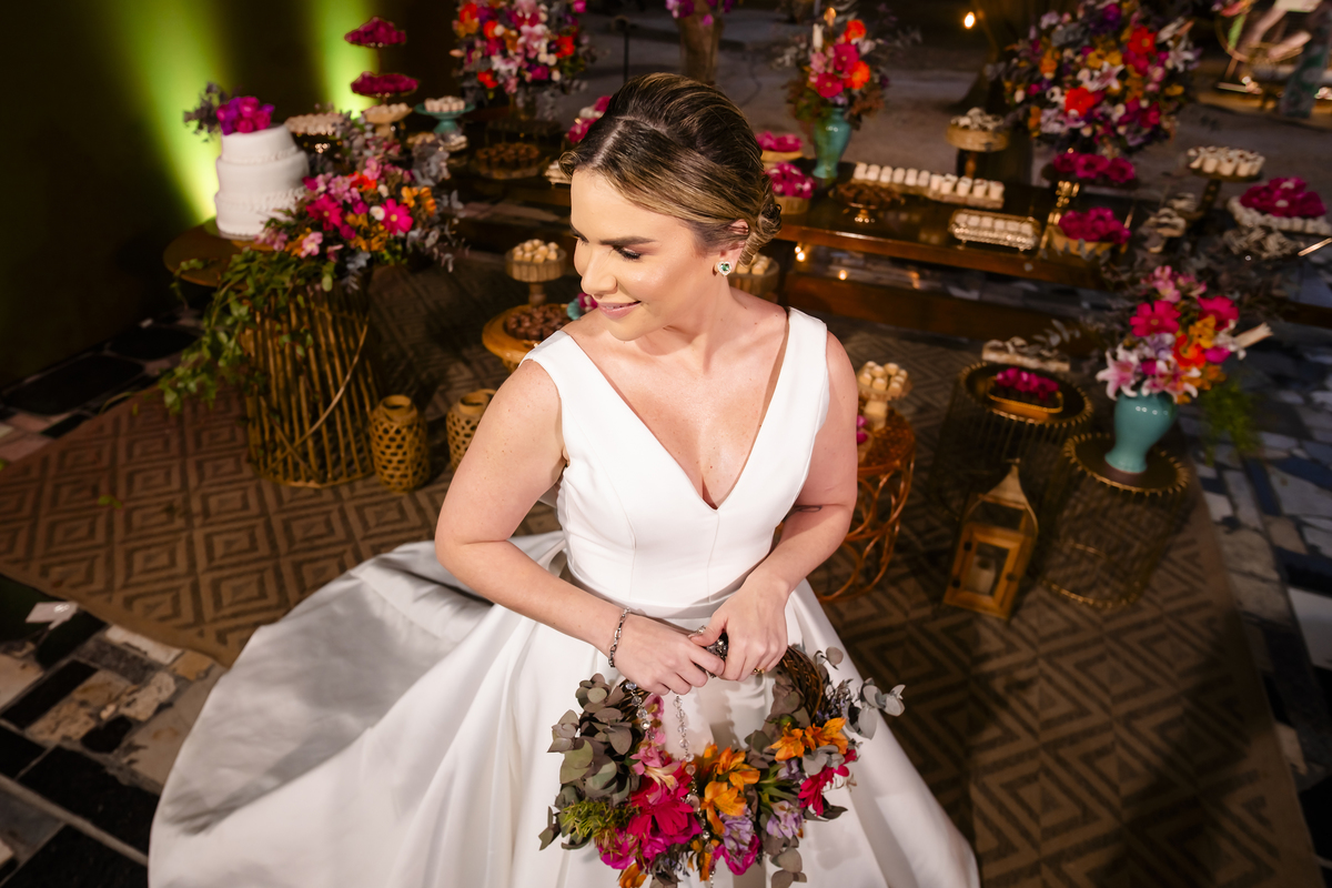Casamento rustico ao ar livre em Fortaleza