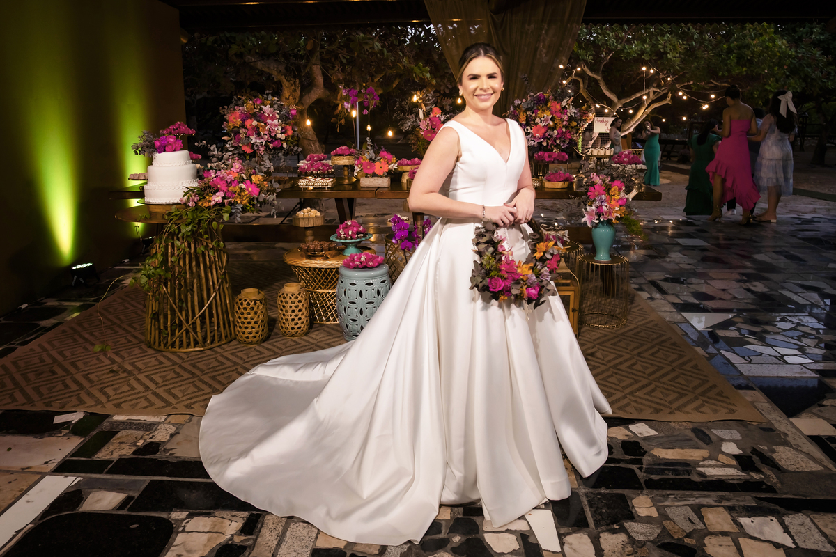 Casamento rustico ao ar livre em Fortaleza