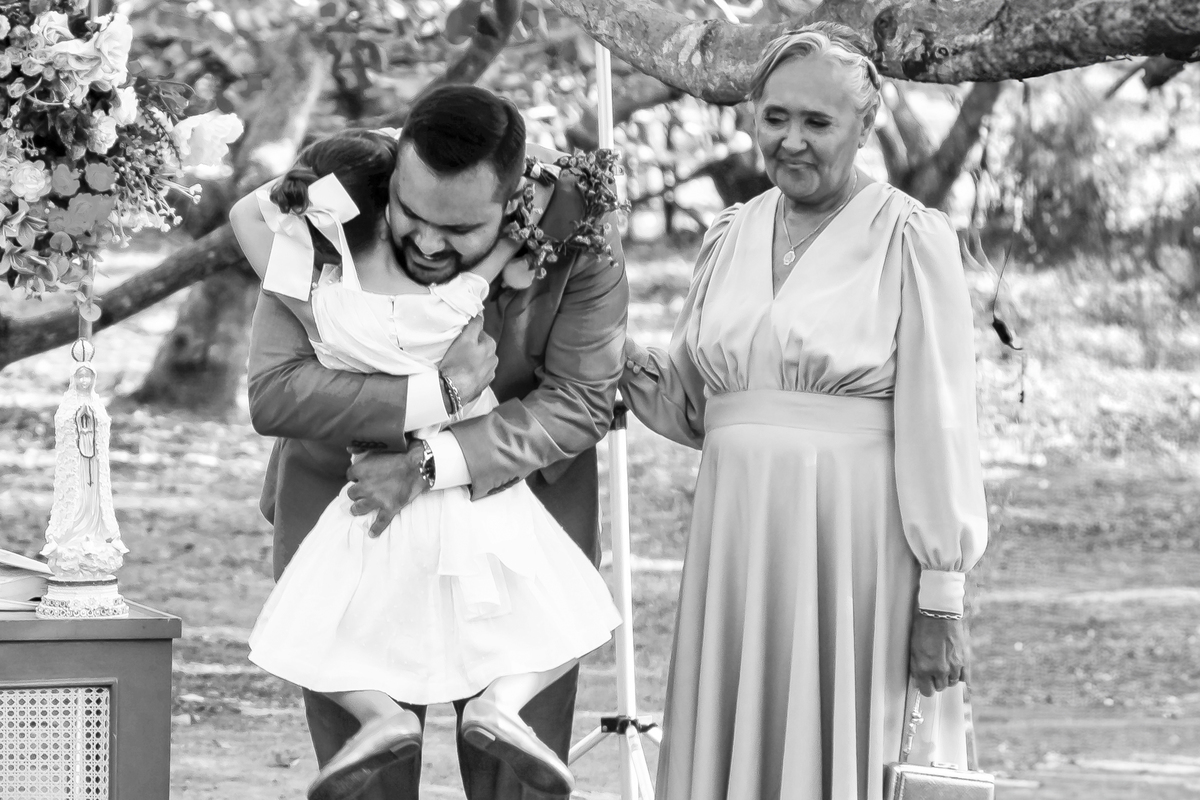 cerimônia de casamento ao ar livre