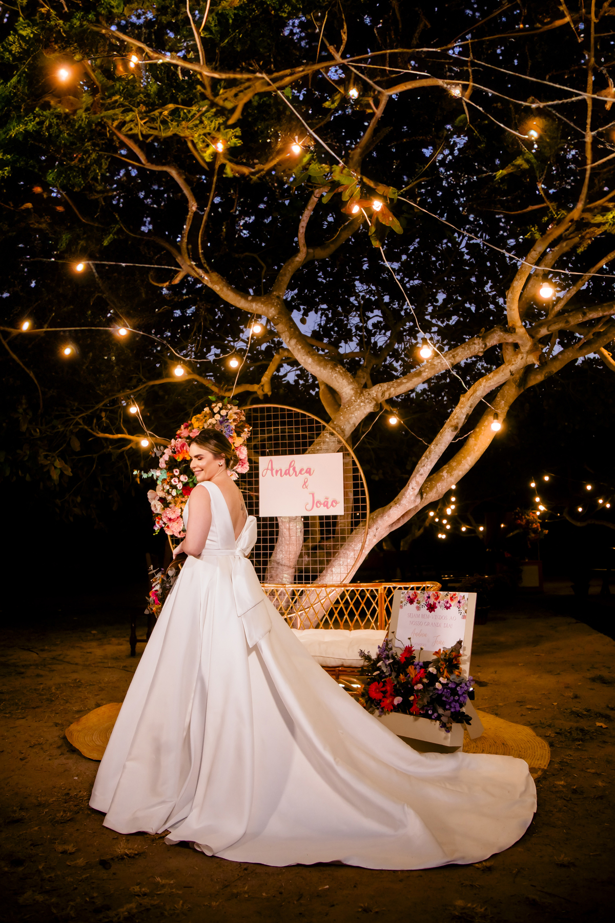 Casamento rustico ao ar livre em Fortaleza