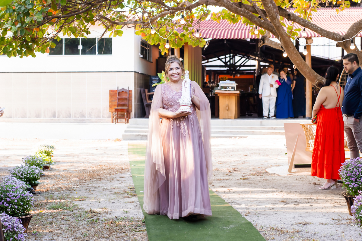 cerimônia de casamento ao ar livre