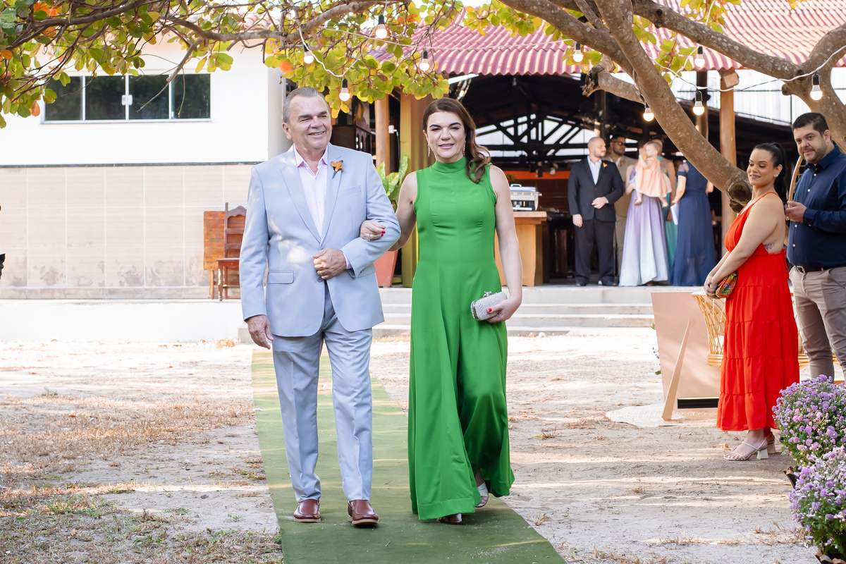 cerimônia de casamento ao ar livre