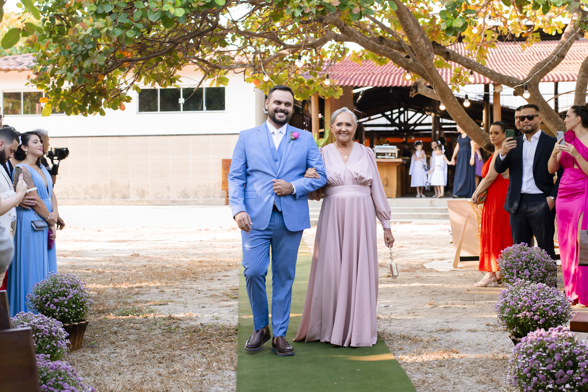 cerimônia de casamento ao ar livre