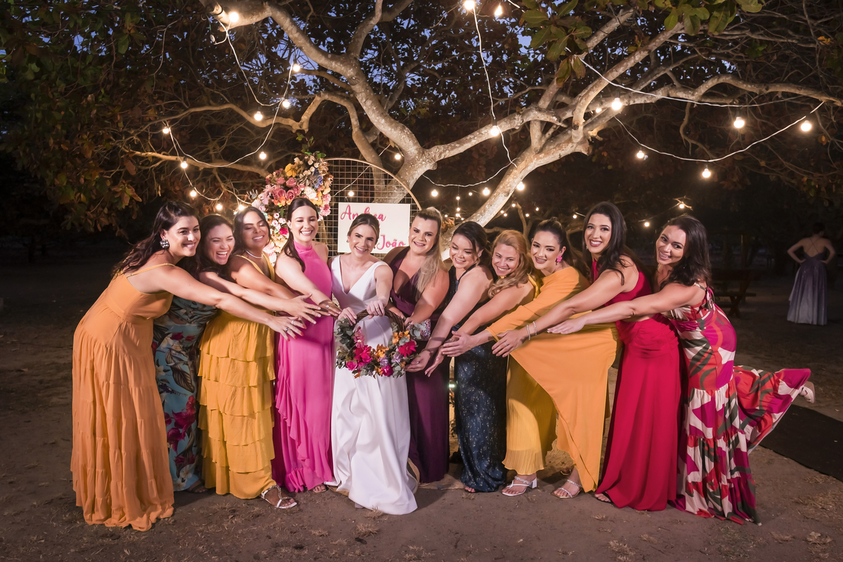 Casamento rustico ao ar livre em Fortaleza