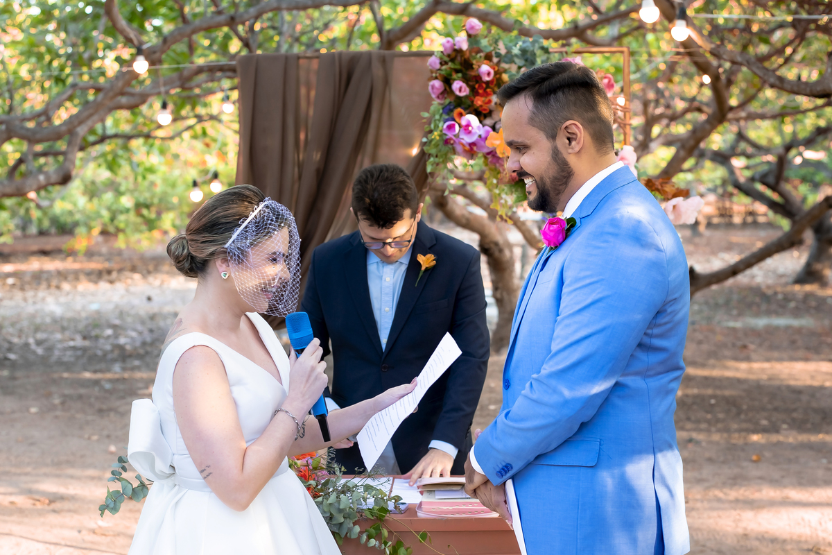 cerimônia de casamento rustico em Fortaleza