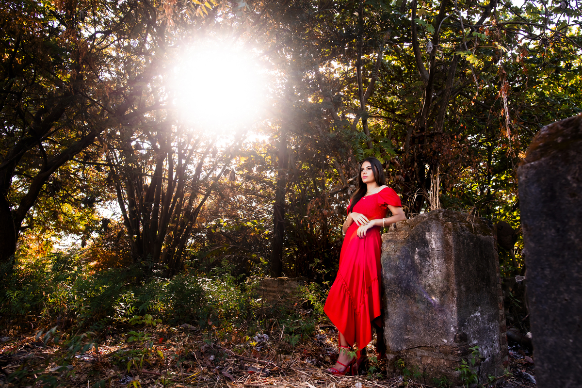 Ensaio fotográfico debutante na Engenhoca