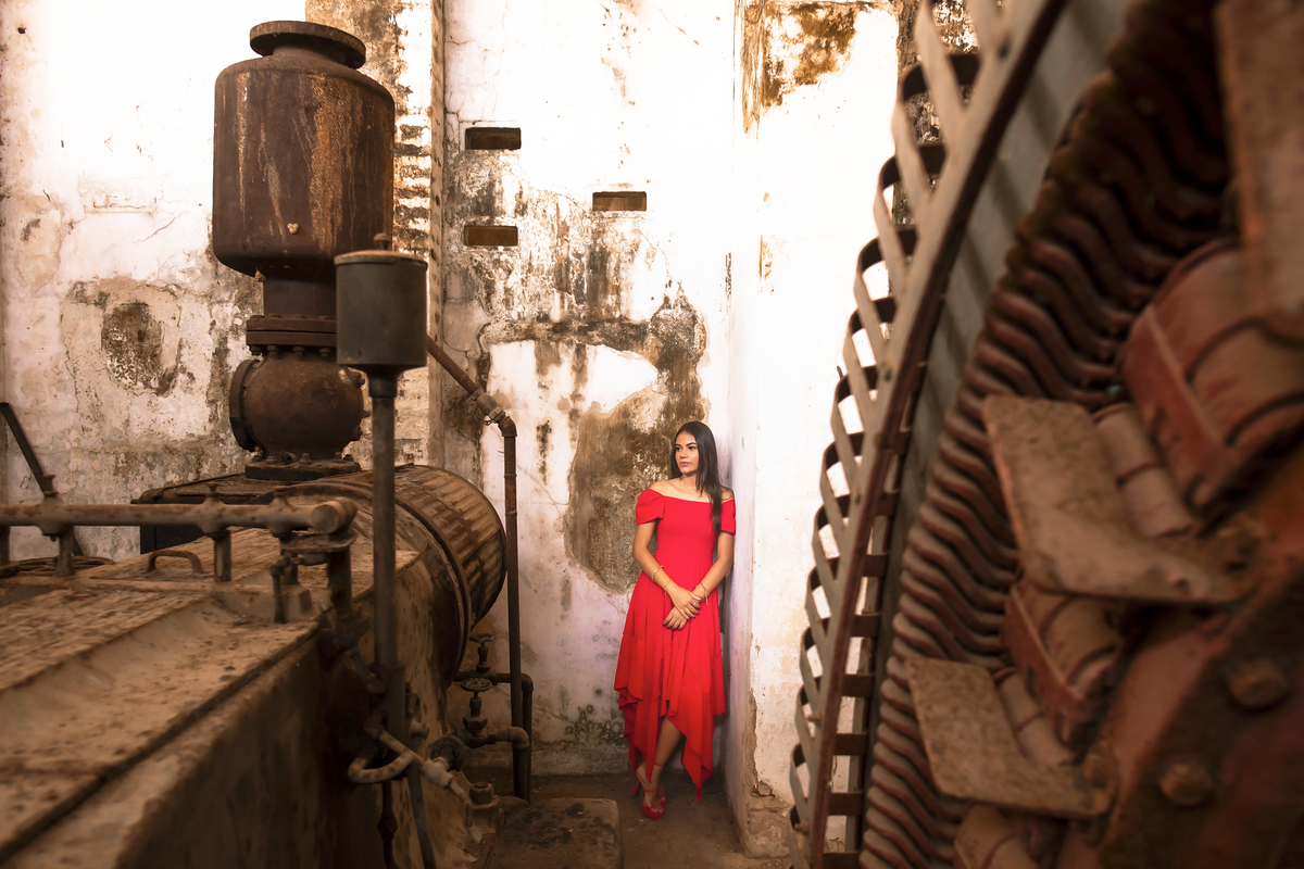Ensaio fotográfico debutante na Engenhoca