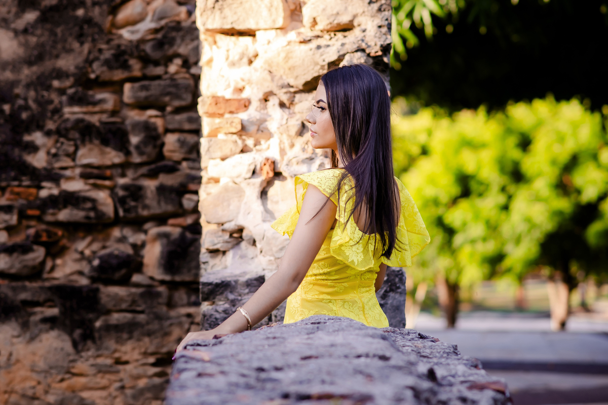 Ensaio fotográfico debutante na Engenhoca