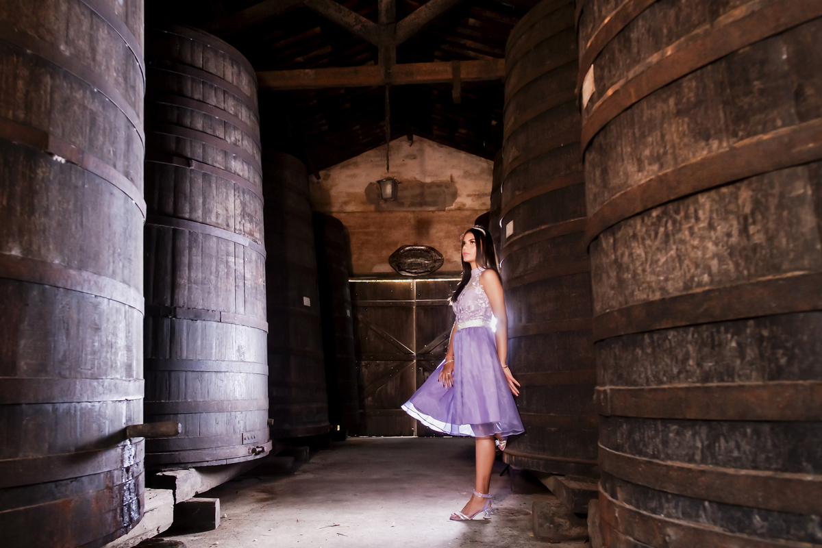 Ensaio fotográfico debutante na Engenhoca