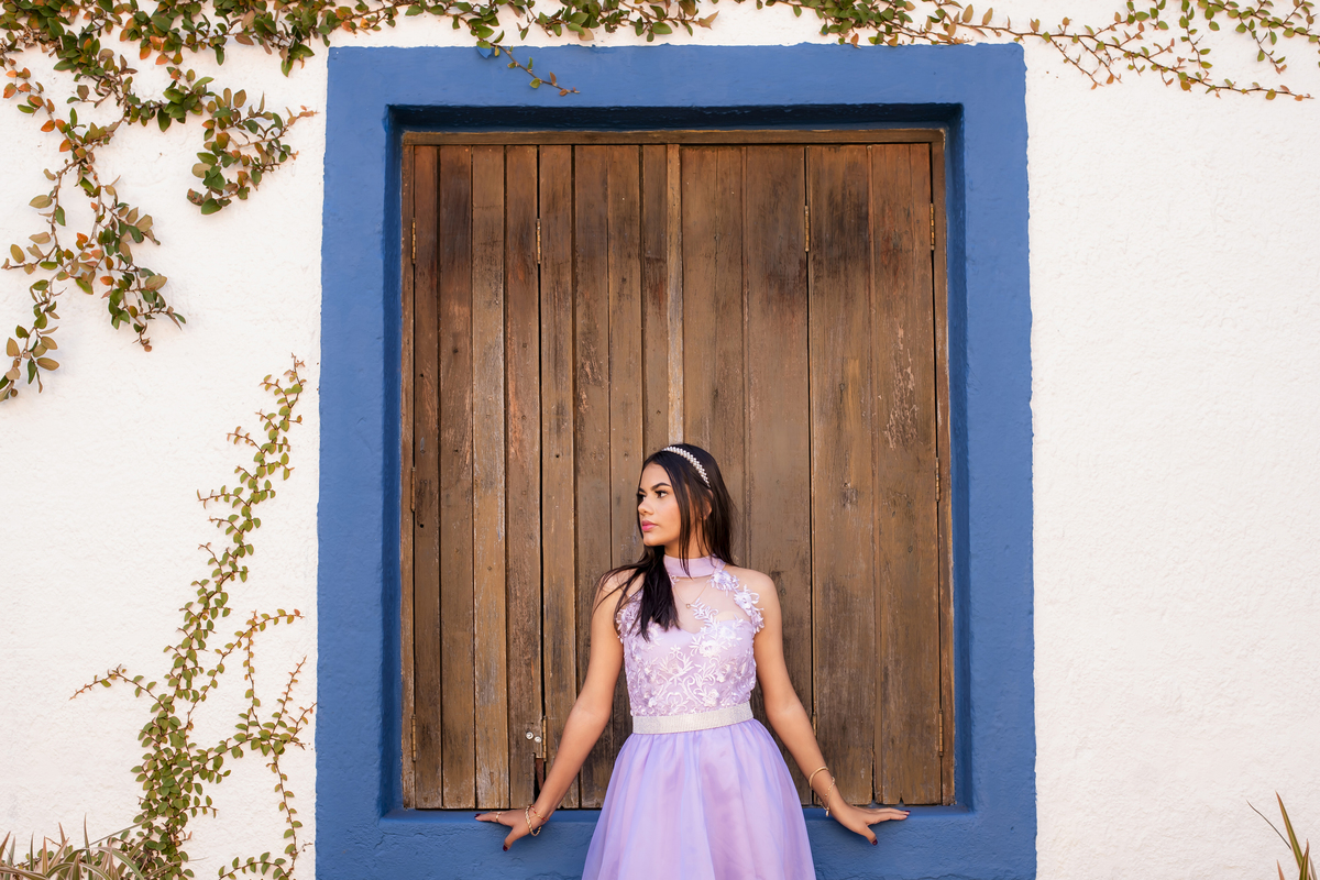 Ensaio fotográfico debutante na Engenhoca