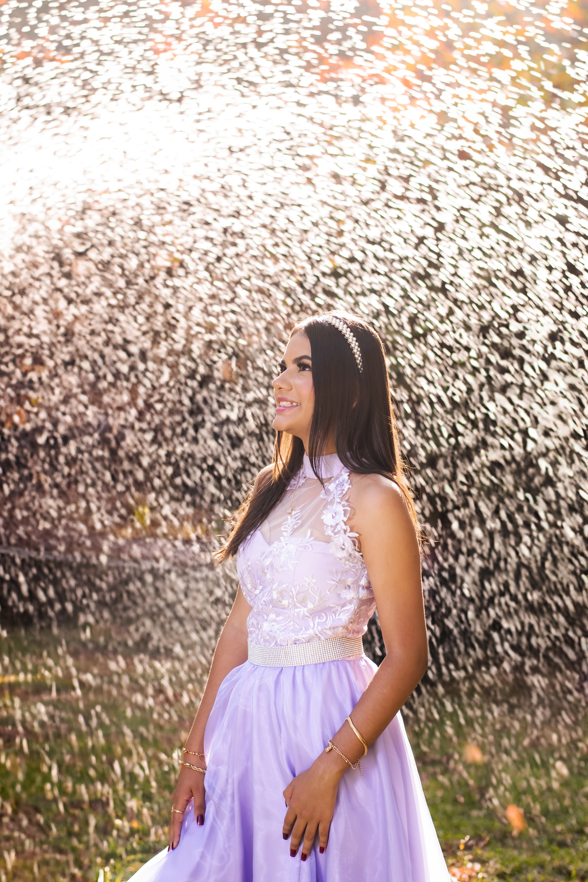 Ensaio fotográfico debutante na Engenhoca