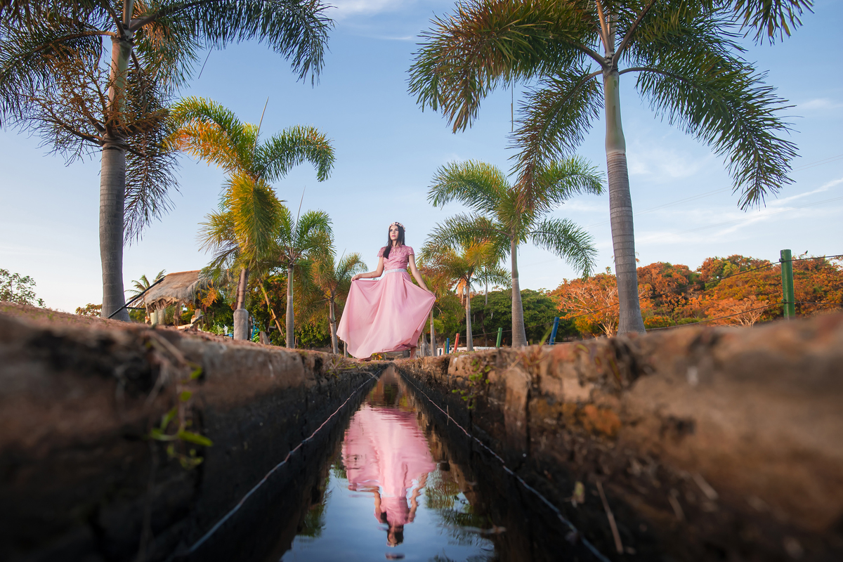 Ensaio fotográfico debutante na Engenhoca