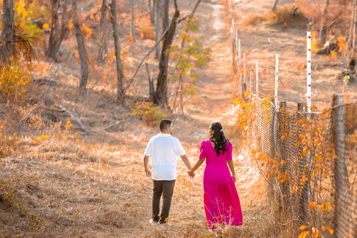 Ensaio fotográfico noivos no campo