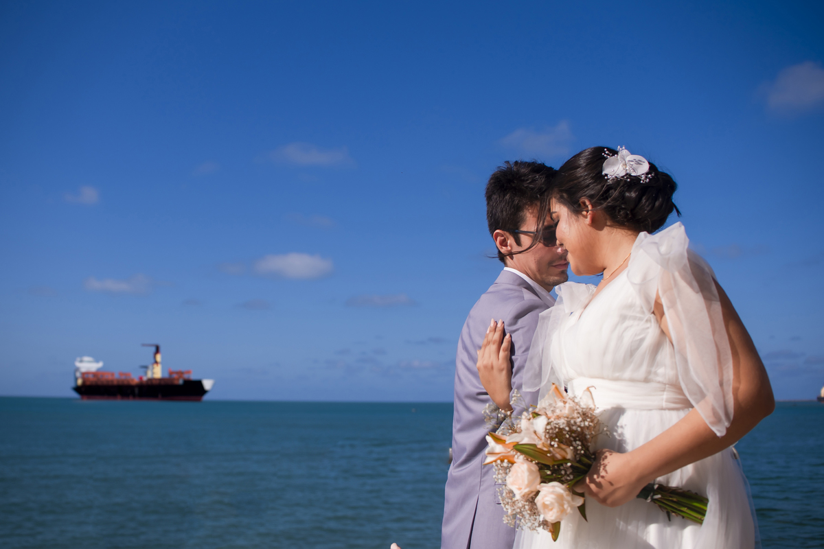 Ensaio casamento na praia