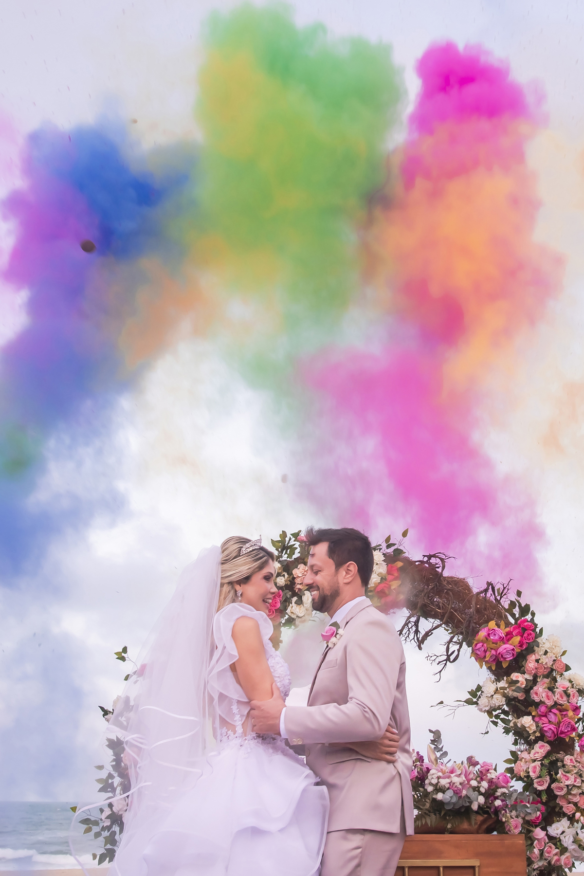 Cerimônia de casamento na praia