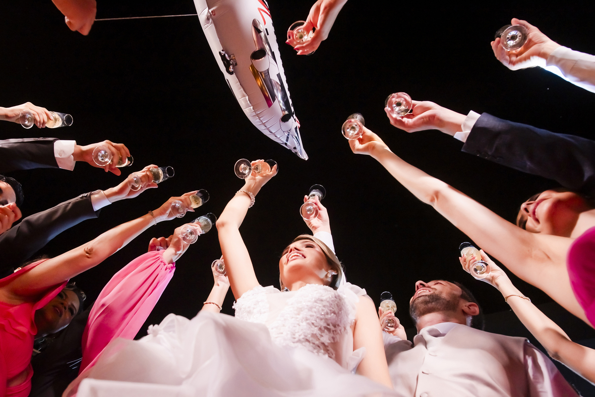 Festa de casamento na praia Fortaleza