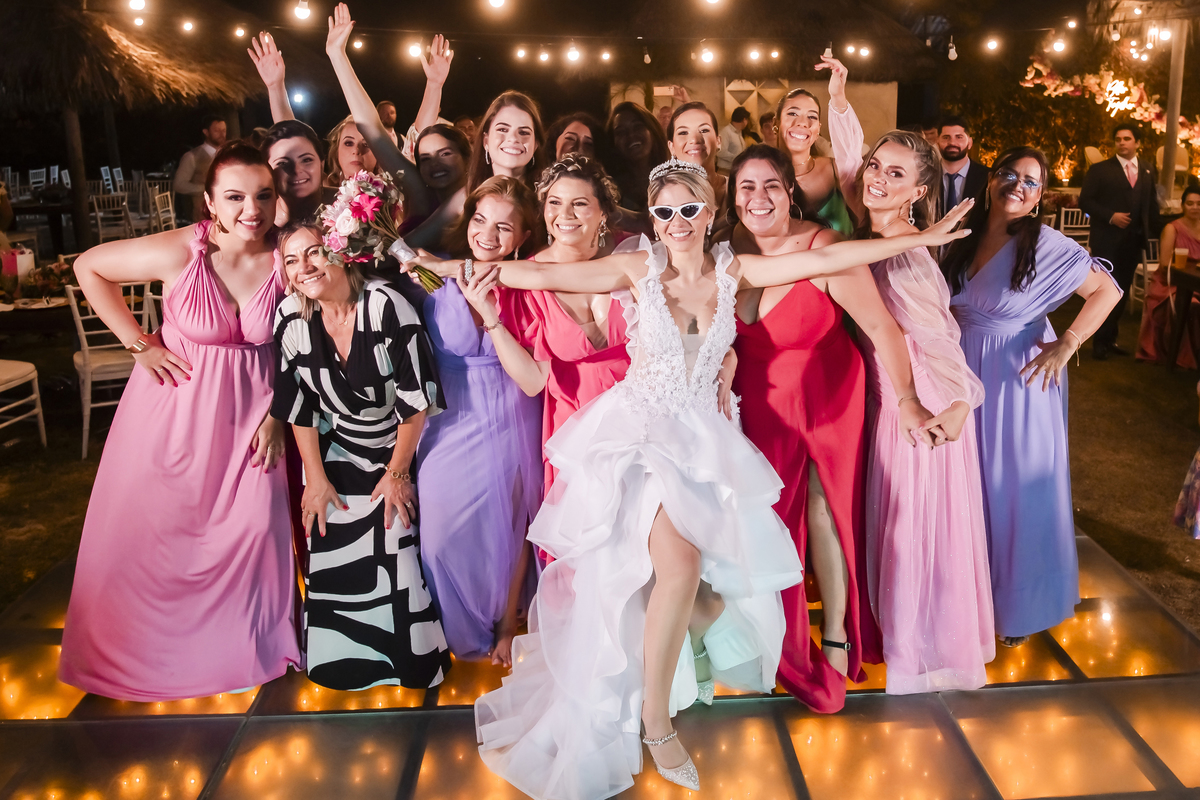 Festa de casamento na praia Fortaleza