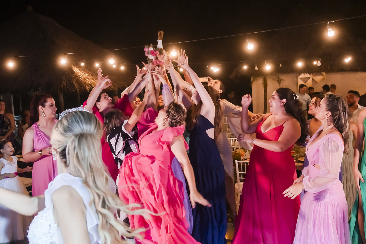 Festa de casamento na praia Fortaleza
